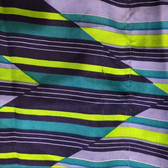 Schiaparelli Silk Striped Multicolor Scarf - Picture 5 of 8